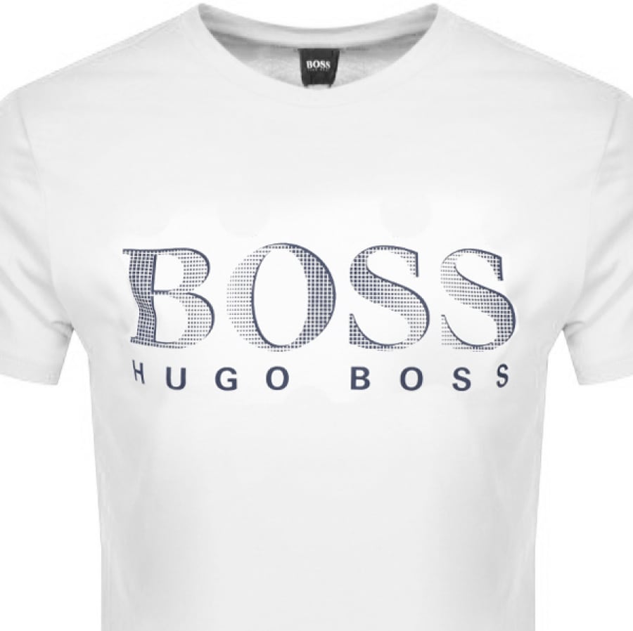 Alternative Image for ProductBOSS UV Protection Logo T Shirt White2